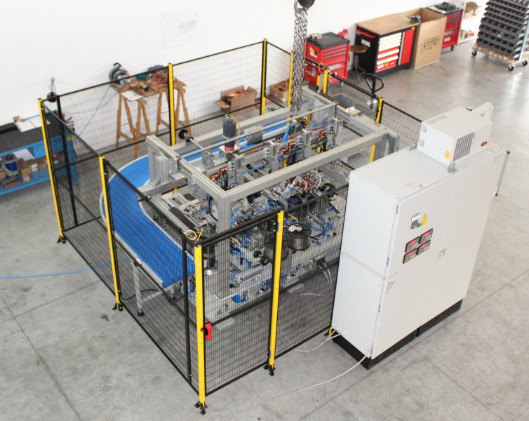 Gema Elettromeccanica Srl - Impianto automatico per la lavorazione di resistenze elettriche 